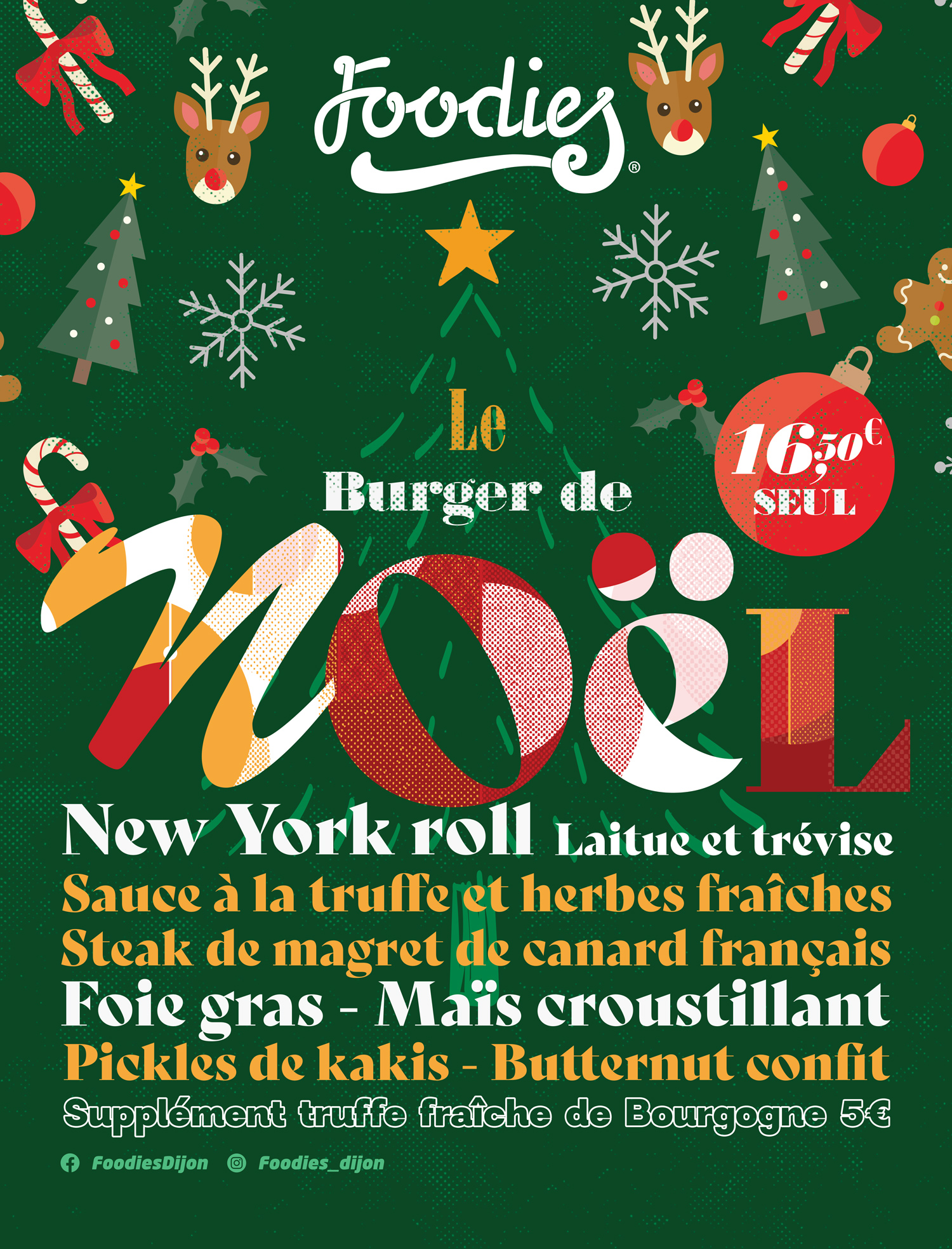 Burger de Décembre spécial Noël